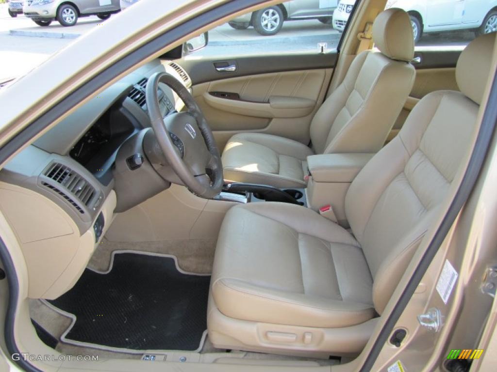 2007 Accord EX-L V6 Sedan - Desert Mist Metallic / Ivory photo #10