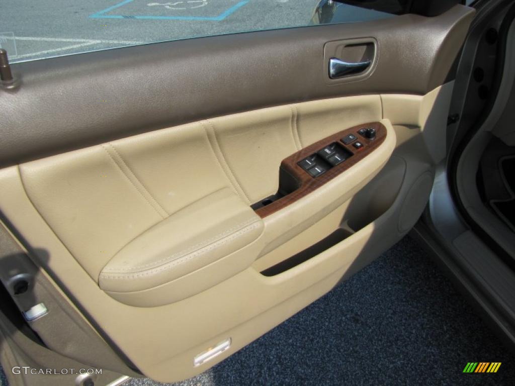 2007 Accord EX-L V6 Sedan - Desert Mist Metallic / Ivory photo #11
