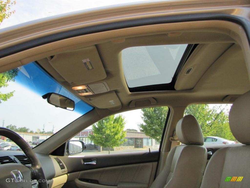 2007 Accord EX-L V6 Sedan - Desert Mist Metallic / Ivory photo #18