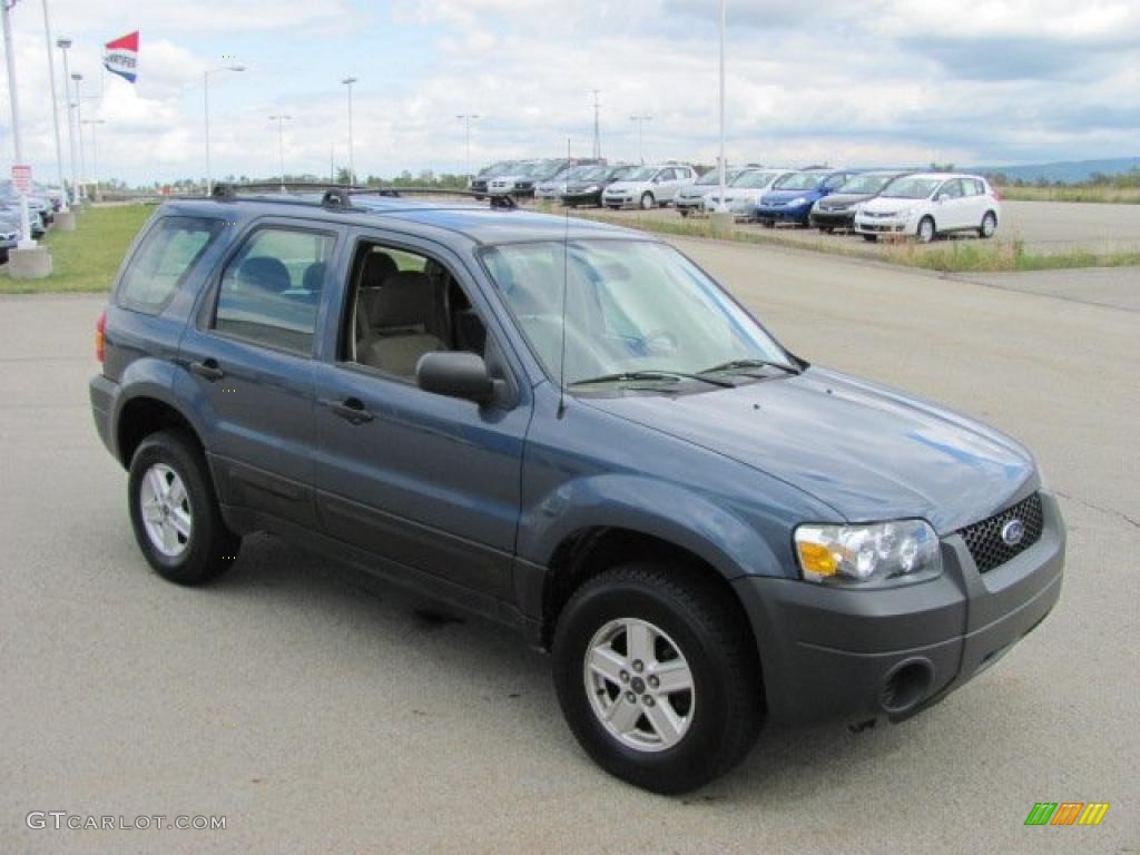 2006 Escape XLS 4WD - Norsea Blue Metallic / Medium/Dark Pebble photo #5