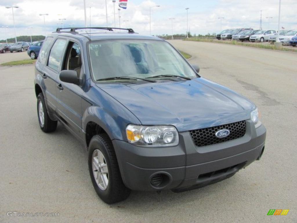 2006 Escape XLS 4WD - Norsea Blue Metallic / Medium/Dark Pebble photo #13