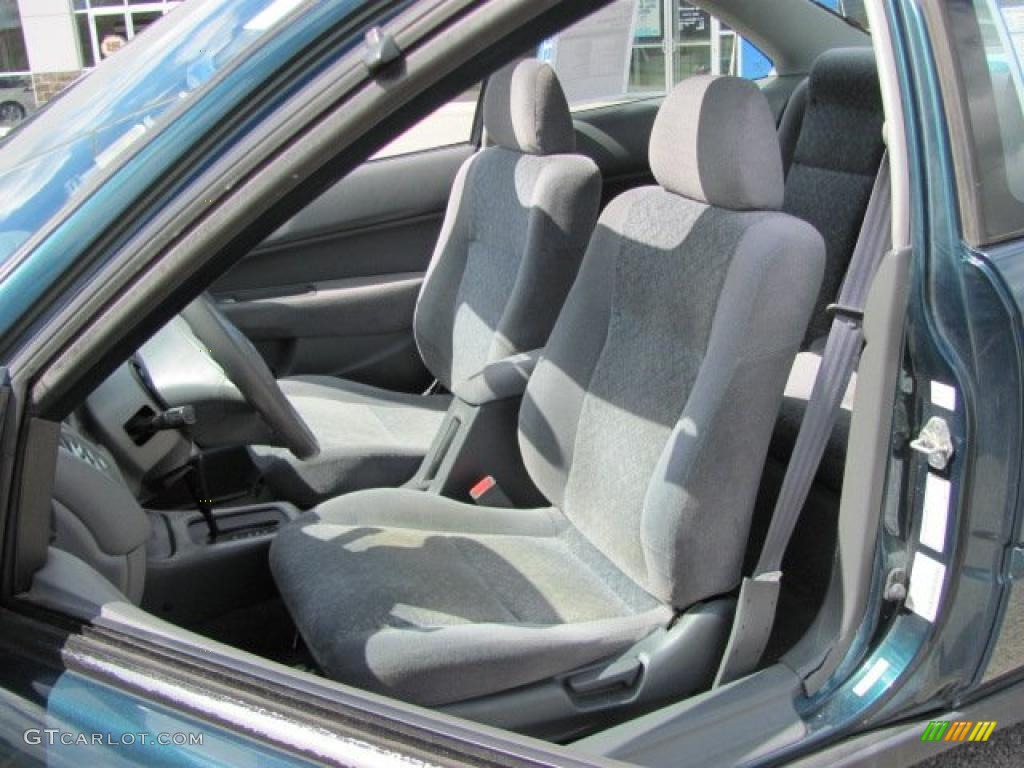 1998 Civic EX Coupe - Cypress Green Pearl / Gray photo #8