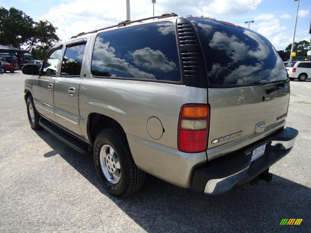 2003 Suburban 1500 LT - Light Pewter Metallic / Tan/Neutral photo #3