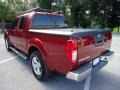 2008 Red Brawn Nissan Frontier LE Crew Cab  photo #3