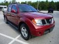 2008 Red Brawn Nissan Frontier LE Crew Cab  photo #14
