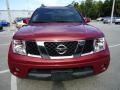 2008 Red Brawn Nissan Frontier LE Crew Cab  photo #21