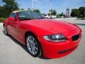 2007 Bright Red BMW Z4 3.0i Roadster  photo #12