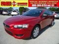 2008 Rally Red Pearl Mitsubishi Lancer DE  photo #1