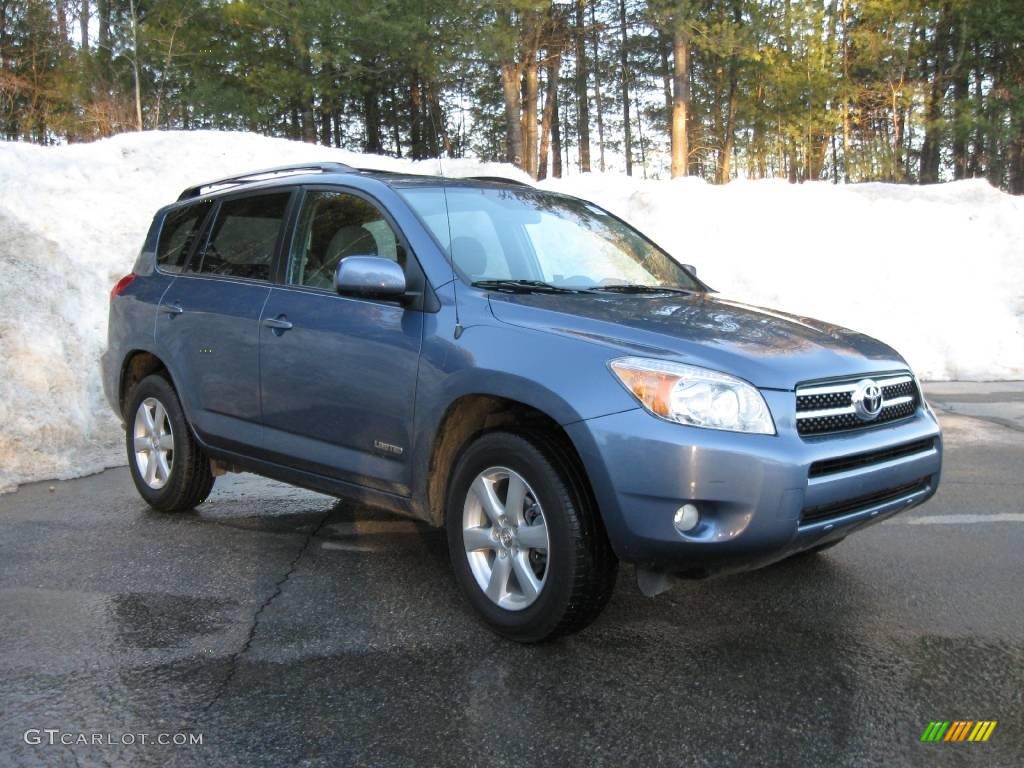 2007 RAV4 Limited 4WD - Pacific Blue Metallic / Ash Gray photo #1