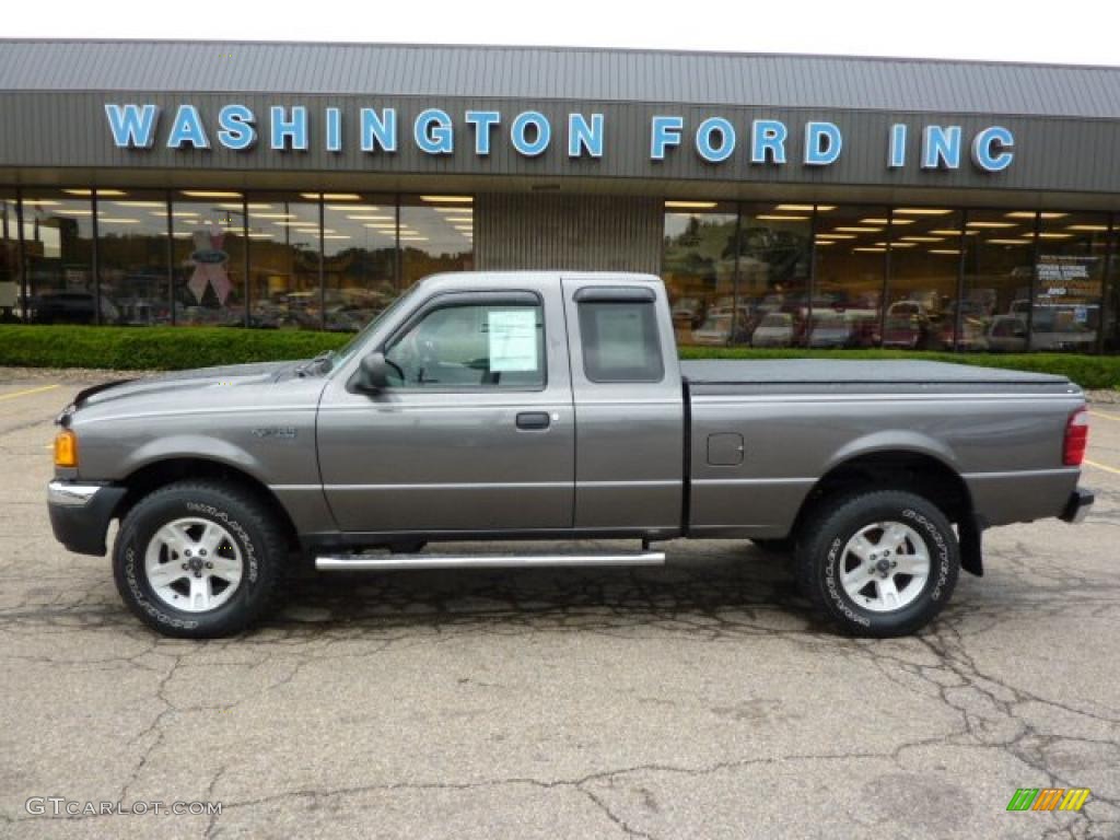 2005 Ranger XLT SuperCab 4x4 - Dark Shadow Grey Metallic / Medium Dark Flint photo #1