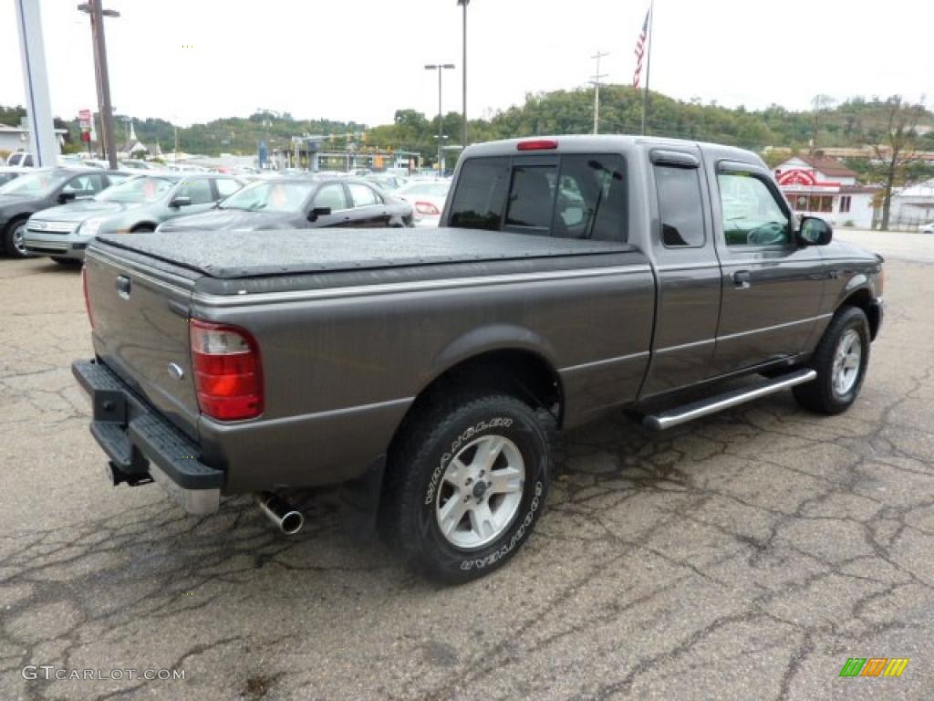 2005 Ranger XLT SuperCab 4x4 - Dark Shadow Grey Metallic / Medium Dark Flint photo #4