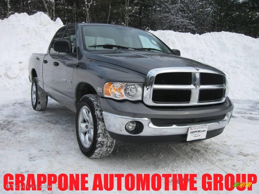 2005 Ram 1500 SLT Quad Cab 4x4 - Mineral Gray Metallic / Dark Slate Gray photo #1