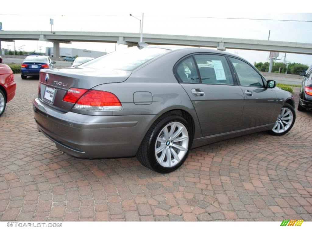 2007 7 Series 750Li Sedan - Titanium Grey Metallic / Flannel Grey photo #5