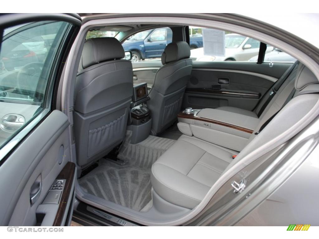 2007 7 Series 750Li Sedan - Titanium Grey Metallic / Flannel Grey photo #12