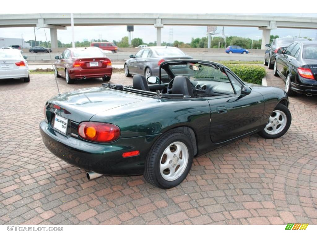 2000 MX-5 Miata Roadster - Emerald Mica / Black photo #5