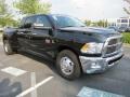 Brilliant Black Crystal Pearl - Ram 3500 HD Big Horn Mega Cab Dually Photo No. 4