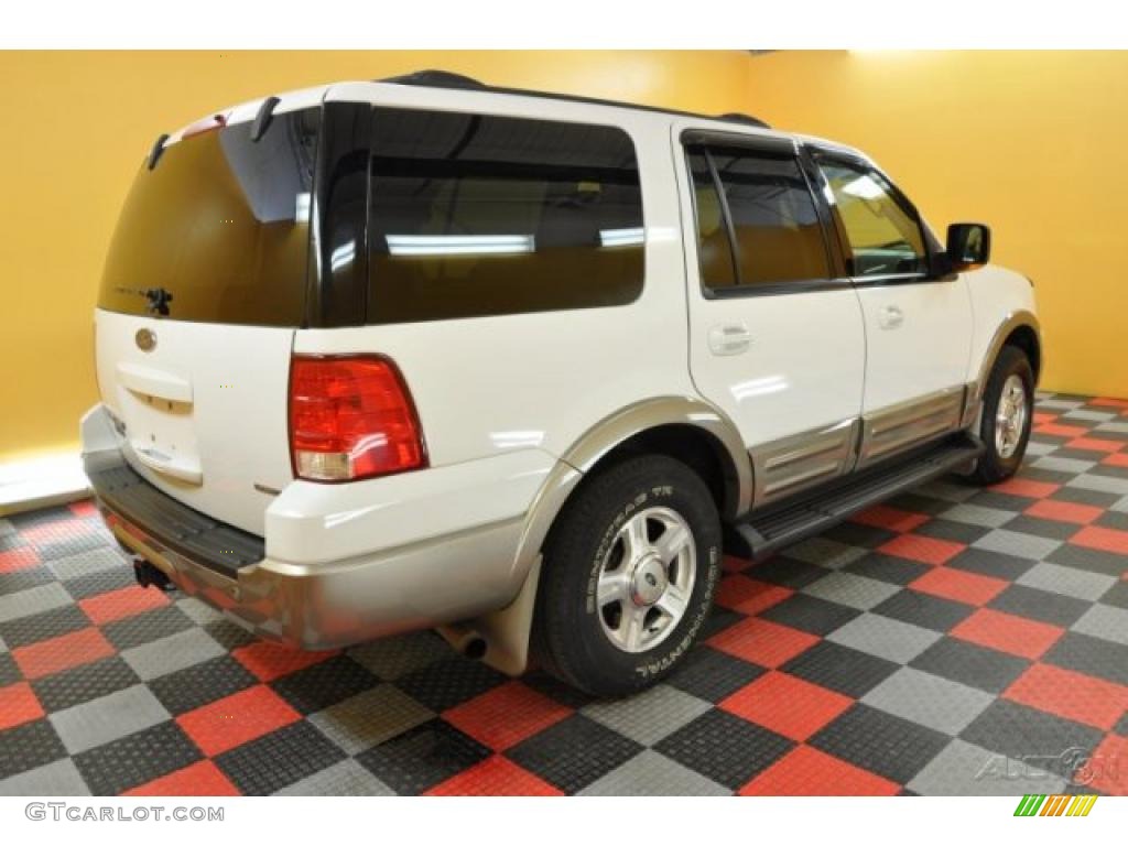 2003 Expedition Eddie Bauer 4x4 - Oxford White / Medium Parchment photo #6