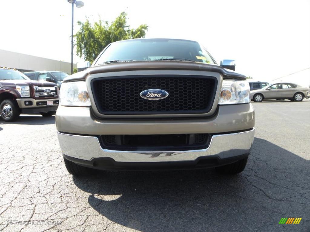 2005 F150 XLT SuperCrew - Arizona Beige Metallic / Tan photo #7