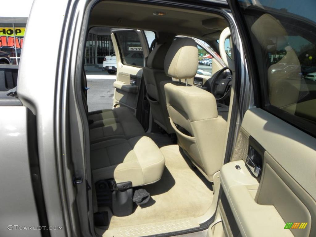 2005 F150 XLT SuperCrew - Arizona Beige Metallic / Tan photo #11