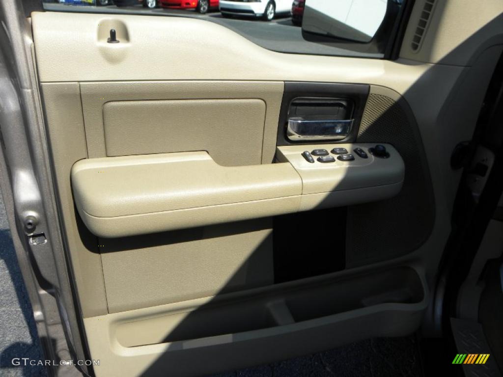2005 F150 XLT SuperCrew - Arizona Beige Metallic / Tan photo #14