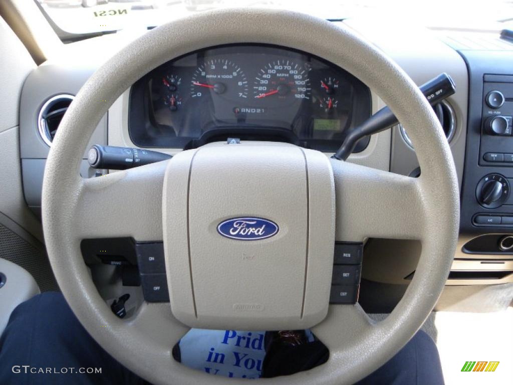 2005 F150 XLT SuperCrew - Arizona Beige Metallic / Tan photo #17