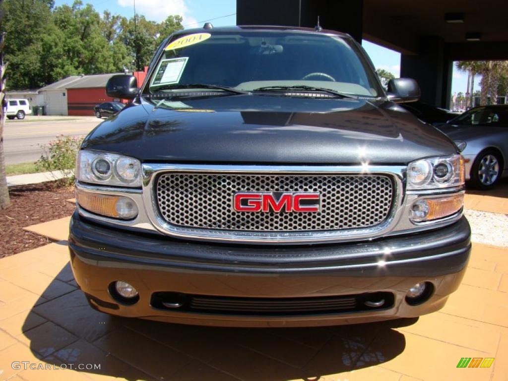 2004 Yukon Denali AWD - Carbon Metallic / Stone Gray photo #3