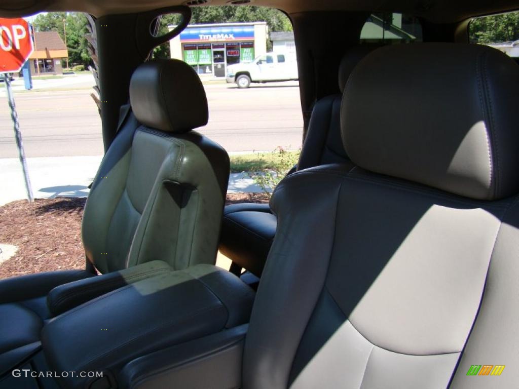 2004 Yukon Denali AWD - Carbon Metallic / Stone Gray photo #11