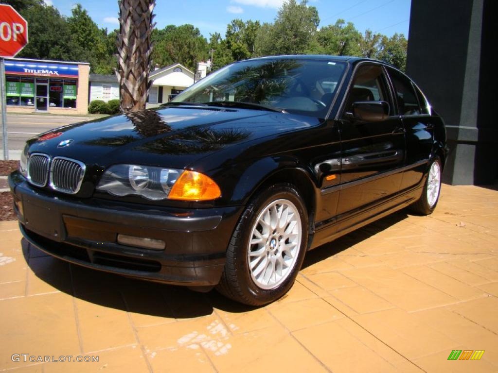 1999 3 Series 328i Sedan - Jet Black / Sand photo #4