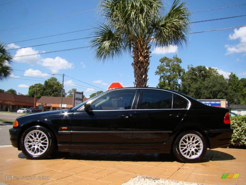 1999 3 Series 328i Sedan - Jet Black / Sand photo #12