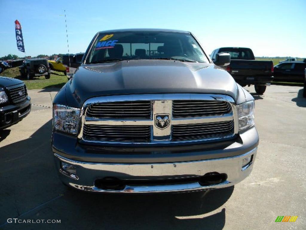 2010 Ram 1500 Lone Star Crew Cab - Mineral Gray Metallic / Dark Slate/Medium Graystone photo #7