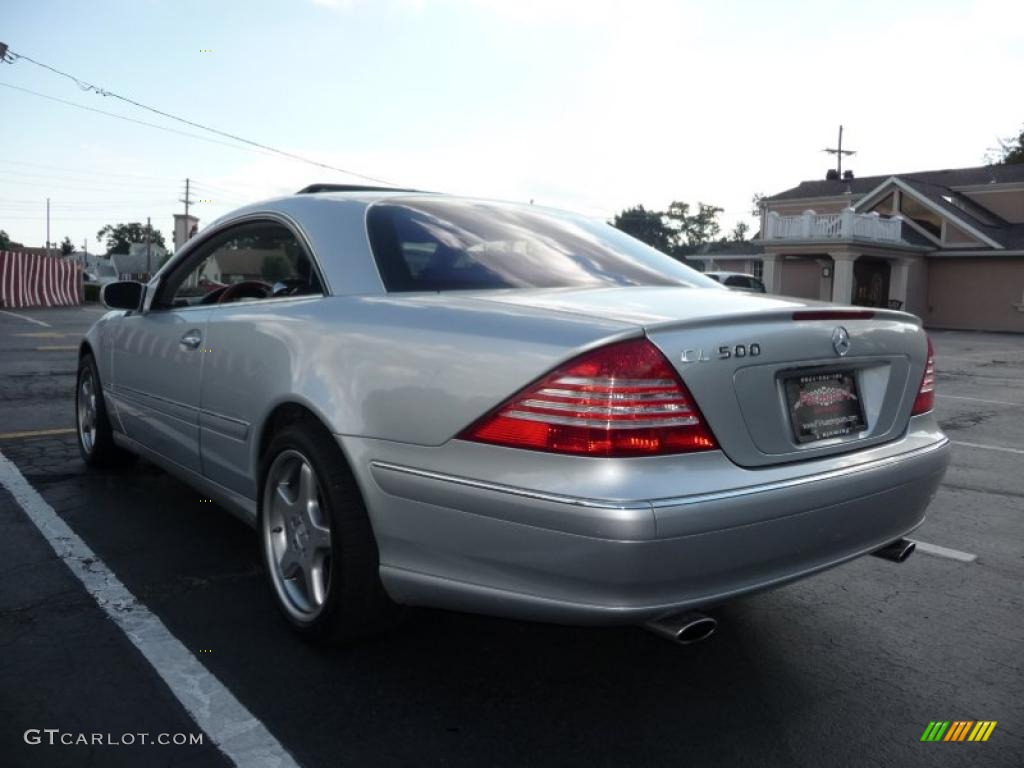 2000 CL 500 - Brilliant Silver Metallic / Charcoal photo #4
