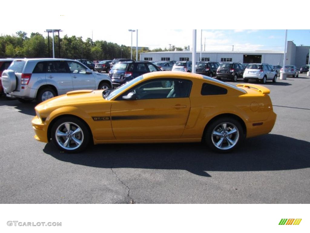2008 Mustang GT/CS California Special Coupe - Grabber Orange / Charcoal Black/Dove photo #1