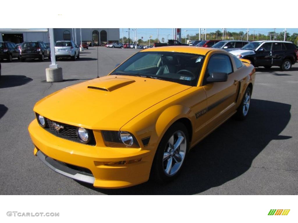 2008 Mustang GT/CS California Special Coupe - Grabber Orange / Charcoal Black/Dove photo #2
