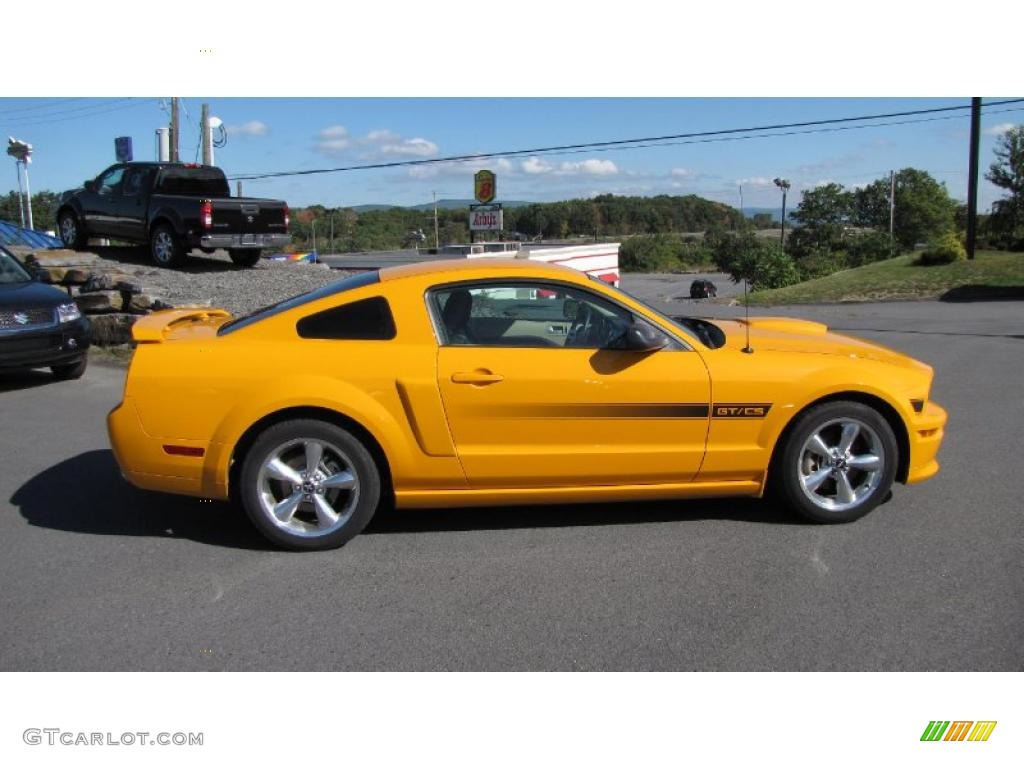 2008 Mustang GT/CS California Special Coupe - Grabber Orange / Charcoal Black/Dove photo #5