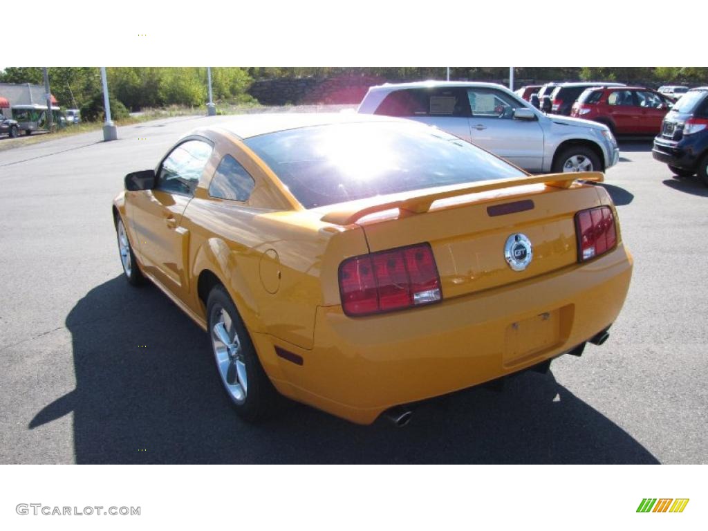2008 Mustang GT/CS California Special Coupe - Grabber Orange / Charcoal Black/Dove photo #8