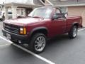 Red 1989 Dodge Dakota Sport Convertible 4x4