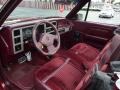 1989 Dodge Dakota Red Interior Prime Interior Photo