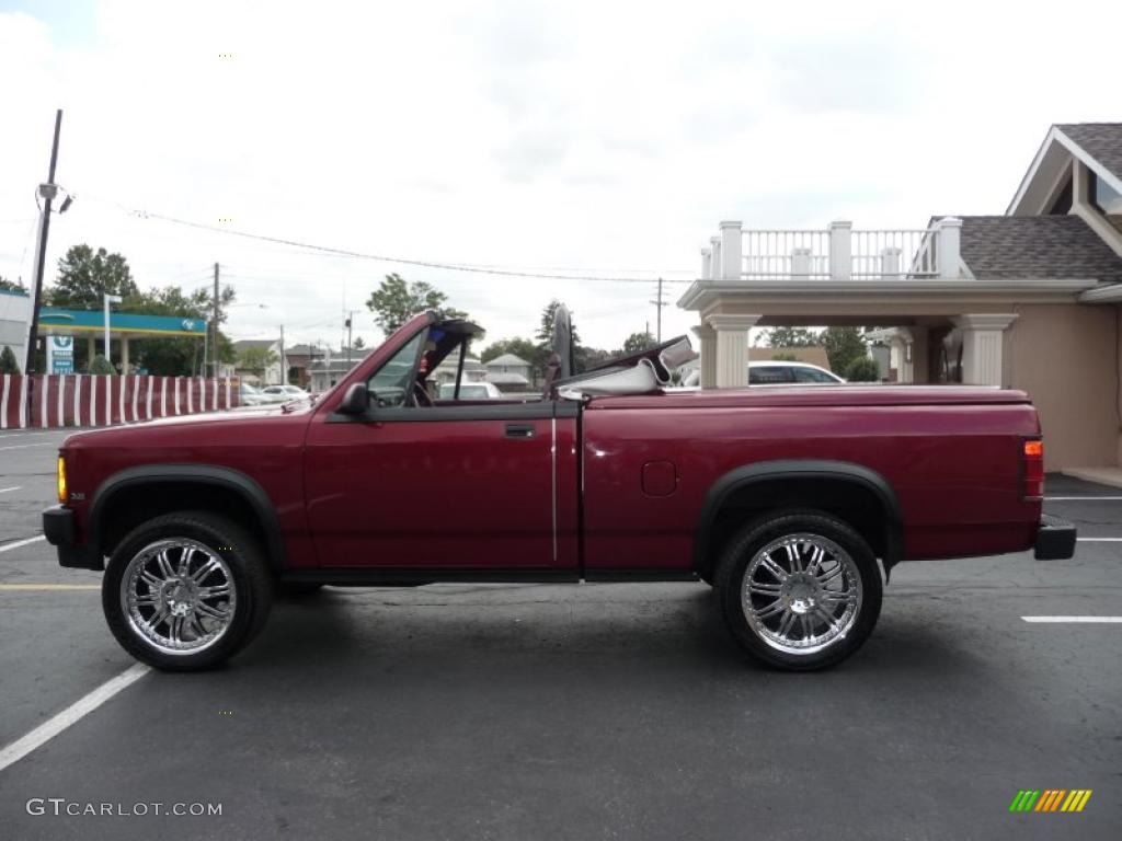 Red 1989 Dodge Dakota Sport Convertible 4x4 Exterior Photo #36725703