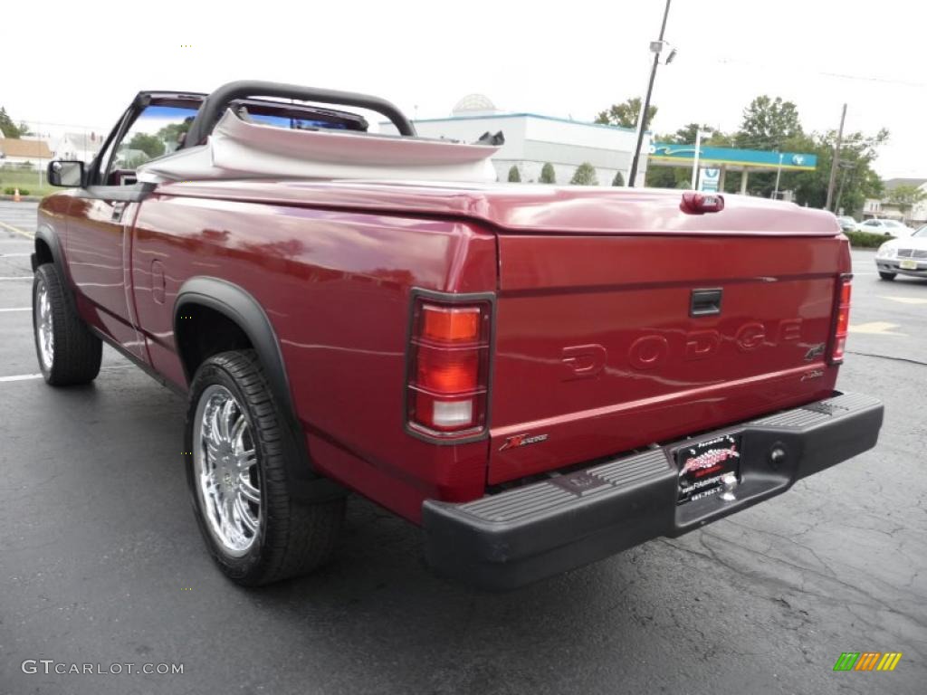 Red 1989 Dodge Dakota Sport Convertible 4x4 Exterior Photo #36725771