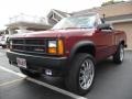 1989 Red Dodge Dakota Sport Convertible 4x4  photo #14