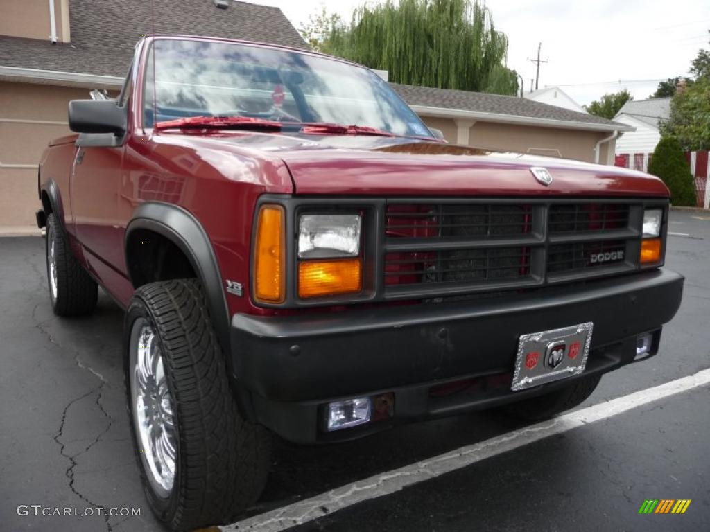 Red 1989 Dodge Dakota Sport Convertible 4x4 Exterior Photo #36725791