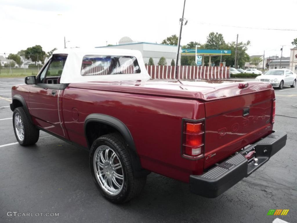 Red 1989 Dodge Dakota Sport Convertible 4x4 Exterior Photo #36725875