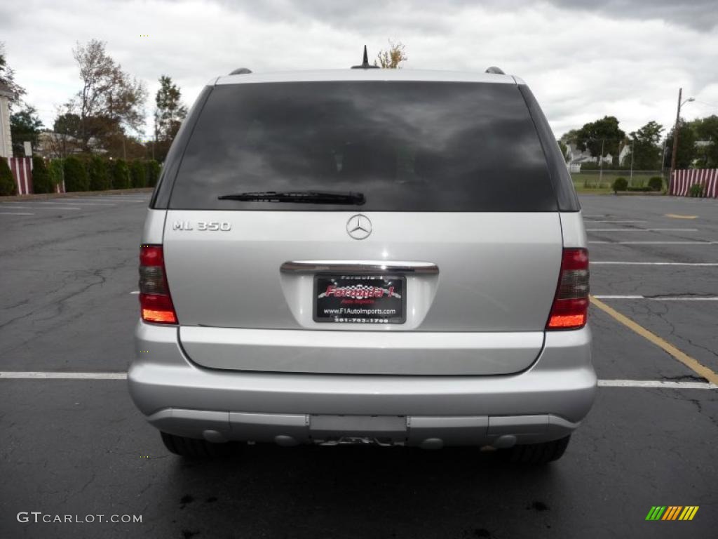 2005 ML 350 4Matic - Brilliant Silver Metallic / Ash photo #8