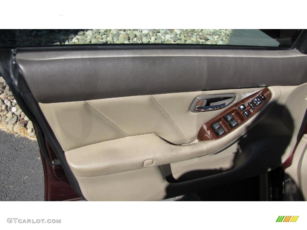 2001 Outback L.L.Bean Edition Wagon - Winestone Red Pearl / Beige photo #11