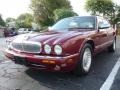 2000 Carnival Red Jaguar XJ Vanden Plas  photo #14