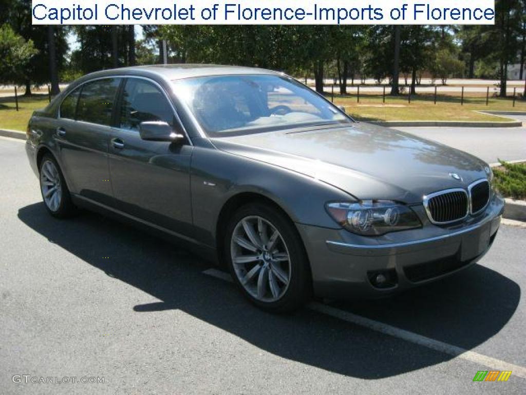 2008 7 Series 750Li Sedan - Titanium Grey Metallic / Flannel Grey photo #1