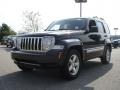 2008 Brilliant Black Crystal Pearl Jeep Liberty Limited 4x4  photo #7