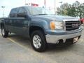 2008 Stealth Gray Metallic GMC Sierra 1500 SLT Crew Cab 4x4  photo #7