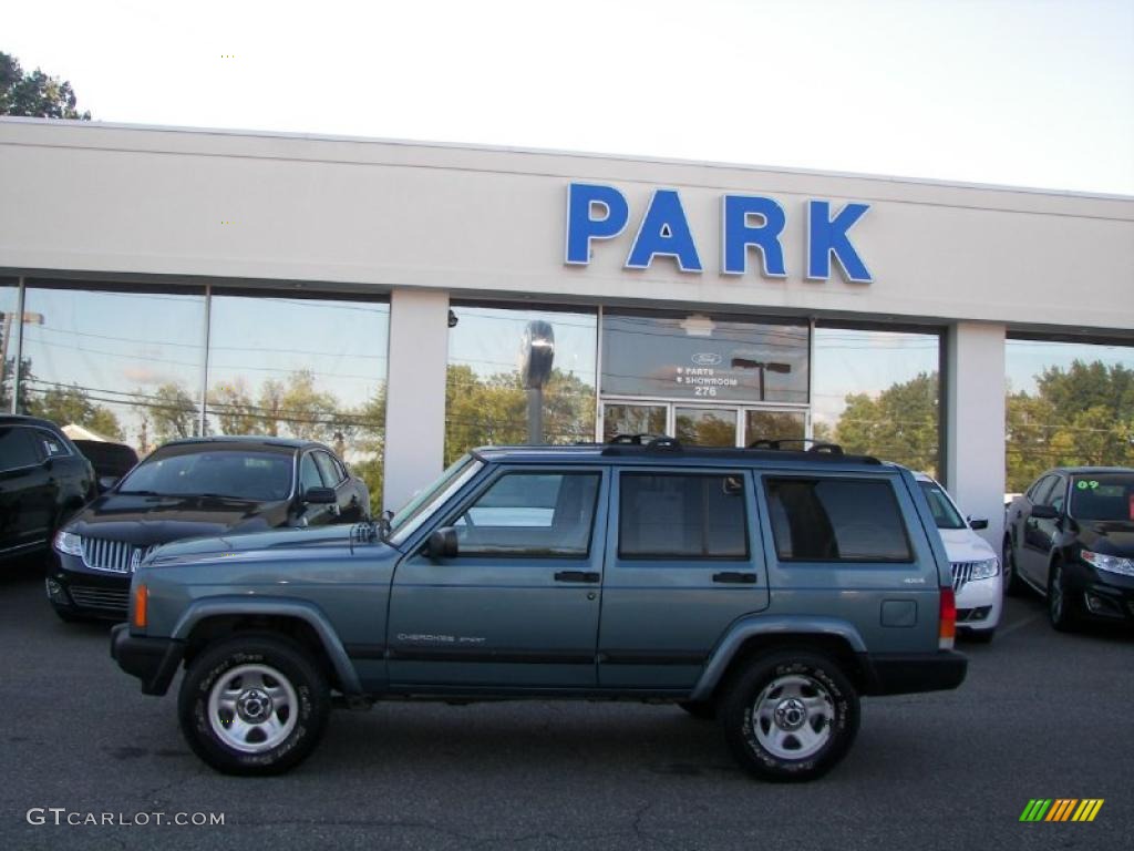 1999 Cherokee Sport 4x4 - Gunmetal Pearl / Agate photo #19