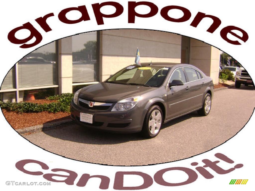 2007 Aura XE - Techno Gray Metallic / Tan photo #1